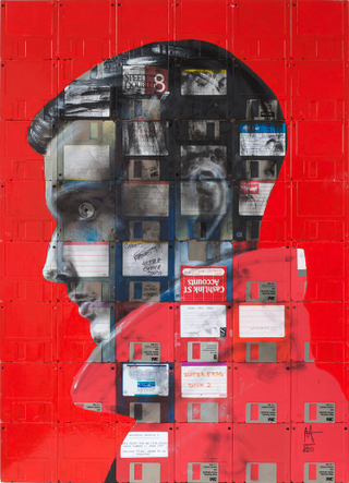 Illustration for article titled Timeless Portraits Created On Obsolete Floppy Disks And Film